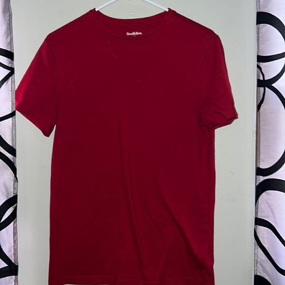 Goodfellow & Co men’s red short sleeve T-shirt, Lyndale Tee, size small - Picture 1 of 4